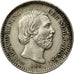 Coin, Netherlands, William III, 5 Cents, 1863, MS(60-62), Silver, KM:91