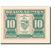 Banknote, Austria, Braunau am Inn, 10 Heller, Blason, 1920, 1920-12-31