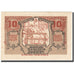 Billet, Autriche, Hallein, 10 Heller, personnage, 1920, 1920-12-31, SUP+