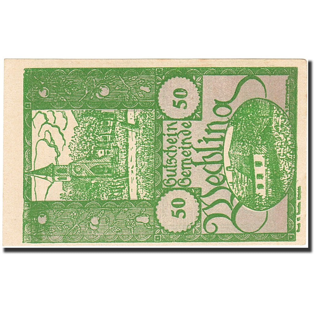Banknote, Austria, Wechling, 50 Heller, village, 1920, 1920-10-30, UNC(60-62)