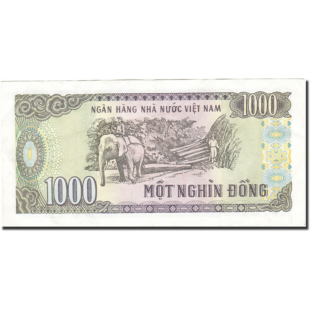 Banknot, Wietnam, 1000 D<ox>ng, 1988-1991, 1988, KM:106b, EF(40-45)