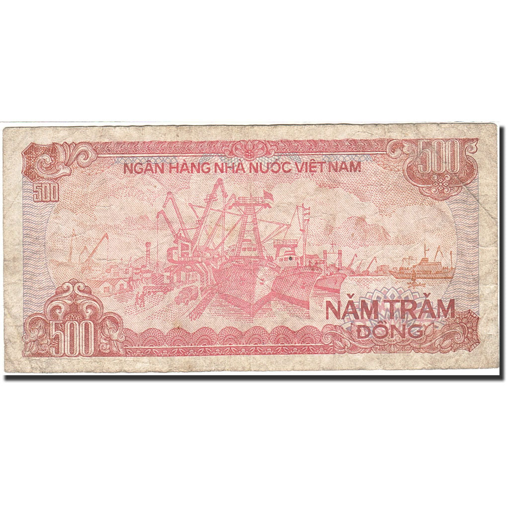 Billete, 500 D<ox>ng, 1987-1988, Vietnam, KM:101b, 1988, BC