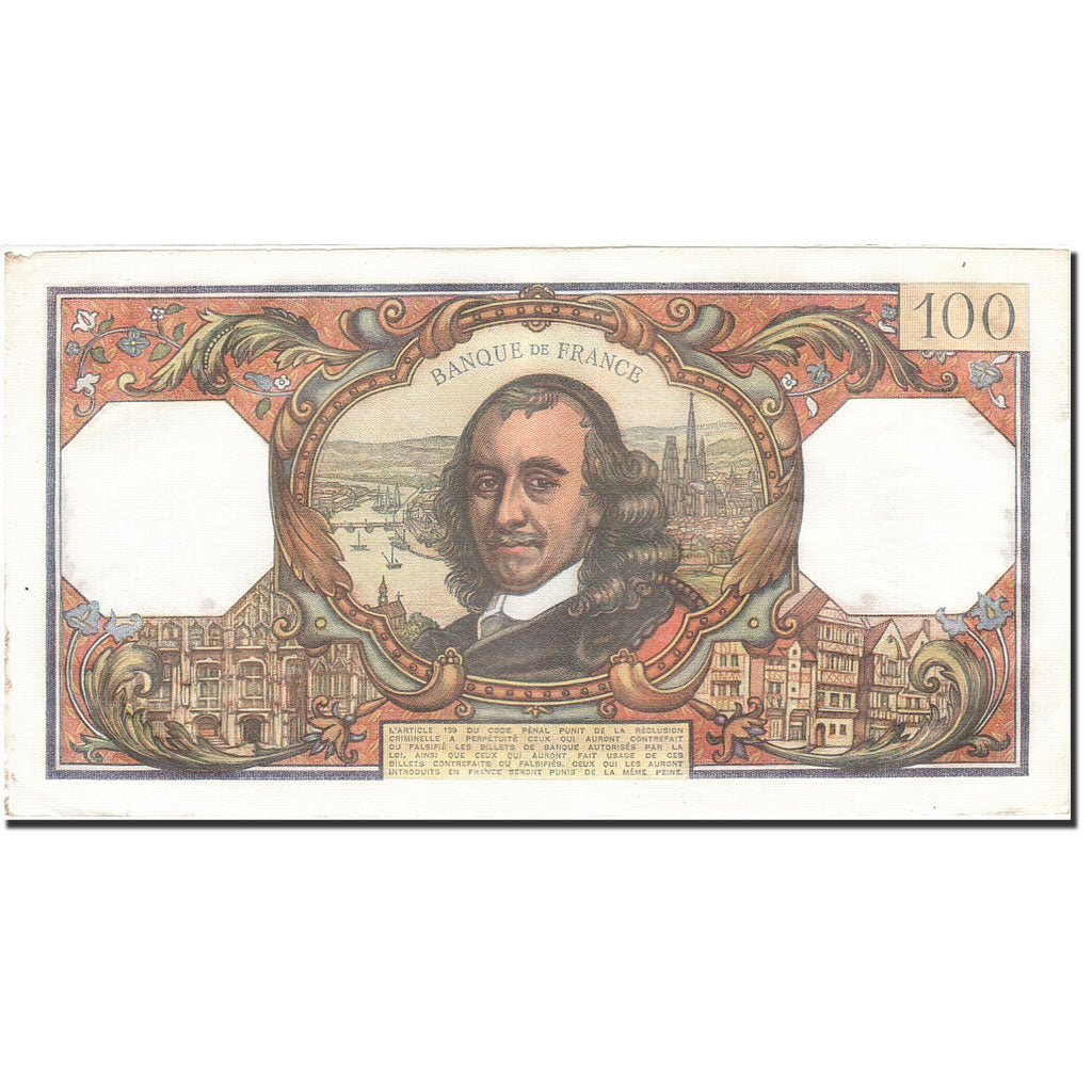 Geldschein, Frankreich, 100 Francs, 1964, 1972-05-04, SS+, Fayette:65.39