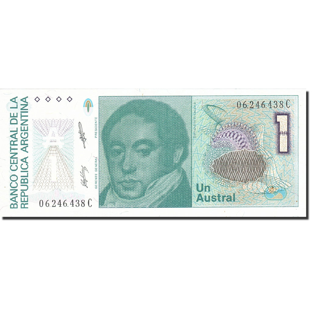 Billet, Argentine, 1 Austral, 1985-1991, Undated (1985-1989), KM:323b, NEUF