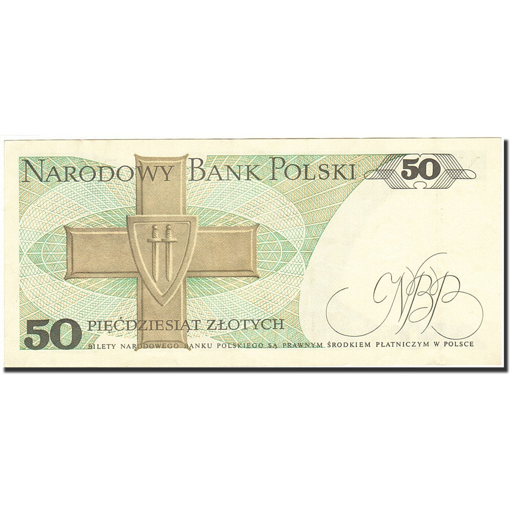 Banconote, Polonia, 50 Zlotych, 1974-1976, KM:142c, 1988-12-01, SPL-