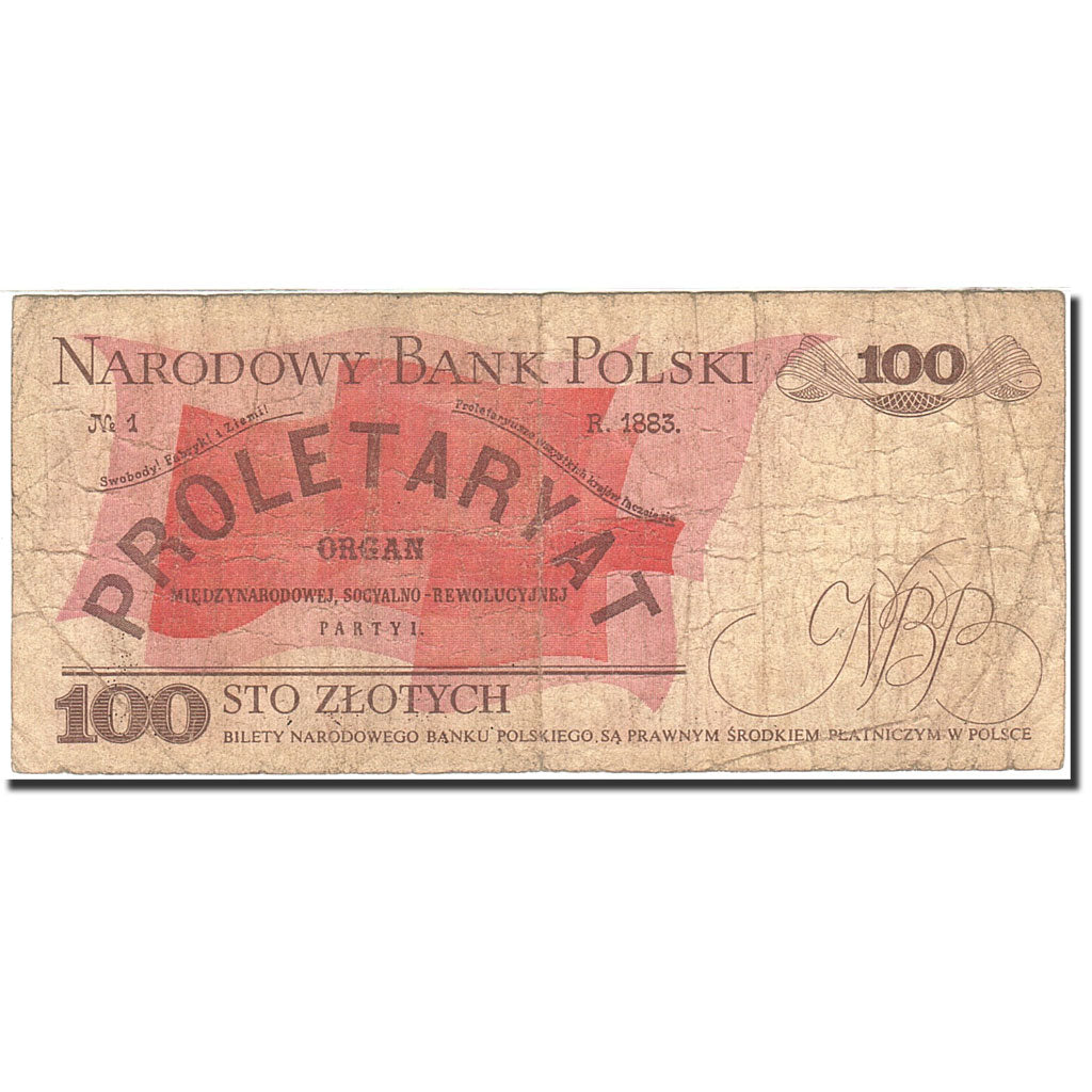 Banconote, Polonia, 100 Zlotych, 1974-1976, KM:143e, 1986-06-01, B