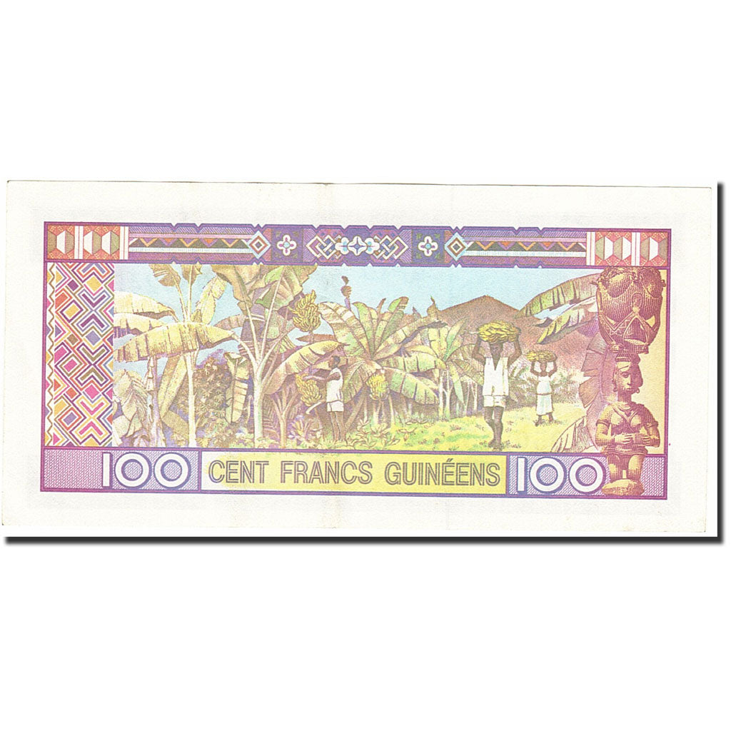 Banconote, Guinea, 100 Francs, 1985, KM:30a, 1985, SPL-