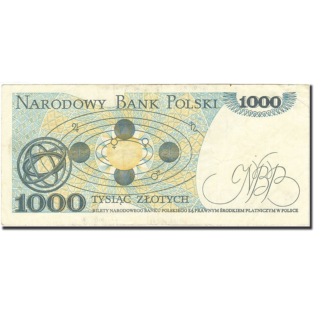 Banconote, Polonia, 1000 Zlotych, 1974-1976, KM:146c, 1982-06-01, BB+