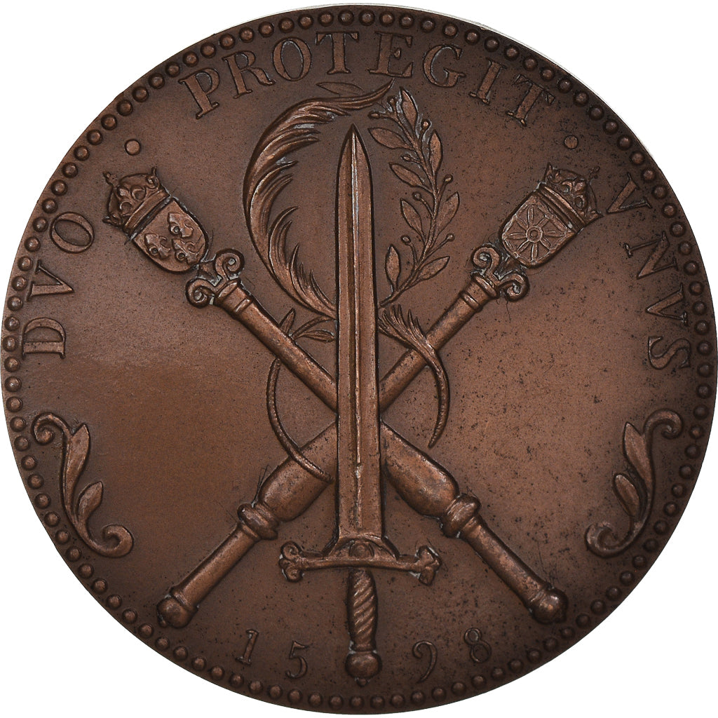 France, Médaille, Henri IV, Unification des Deux Royaumes, History, 1969