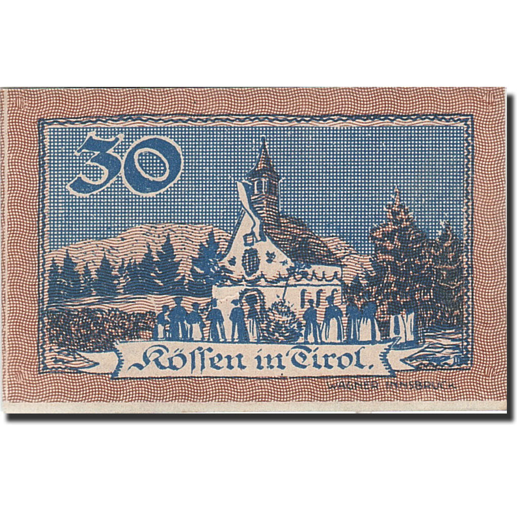 Banknote, Austria, Kaufen in Tirol, 20 Heller, Blason, 1921, 1921-02-28