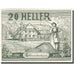 Banknote, Austria, Goldwörth, 20 Heller, ferme, 1920, 1920-12-31, UNC(64)