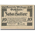 Banknote, Austria, Windegg, 10 Heller, valeur faciale, 1920, 1920-12-31, UNC(64)
