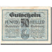 Banknote, Austria, Ebelsberg, 50 Heller, Blason, 1920, 1920-09-30, UNC(60-62)