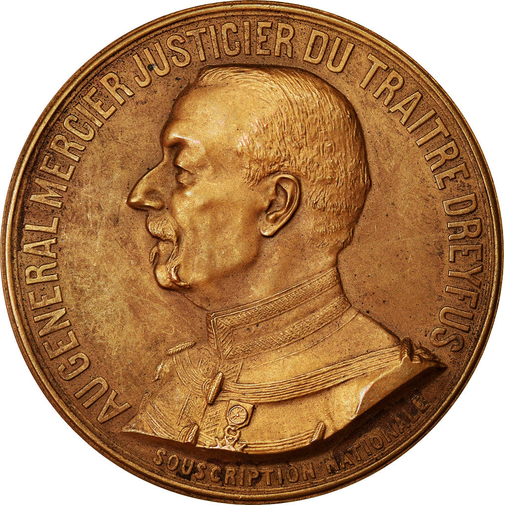 França, Medal, Au Général Mercier, Justicier du Traitre Dreyfus, Políticas