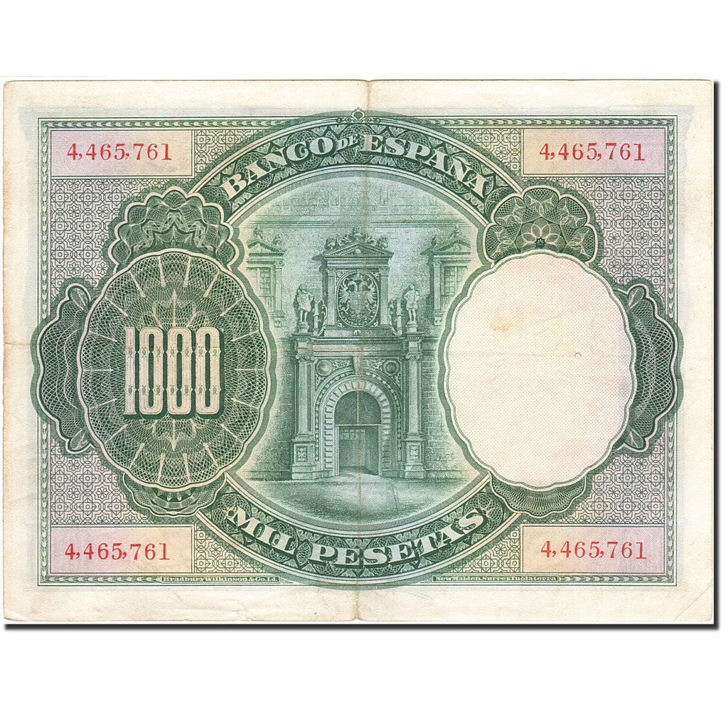 Billete, 1000 Pesetas, 1925, España, KM:70c, 1925-07-01, MBC