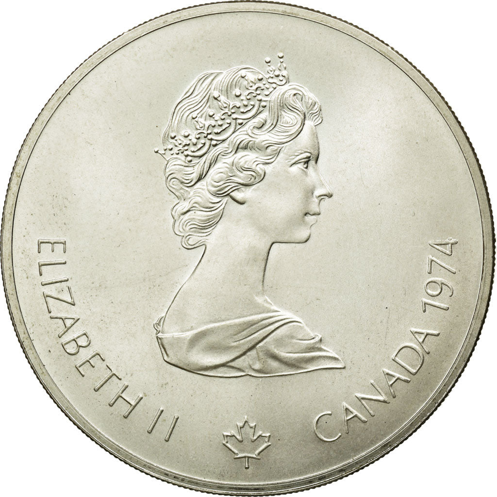 Coin, Canada, Elizabeth II, 5 Dollars, 1974, Ottawa, MS(63), Silver, KM:90