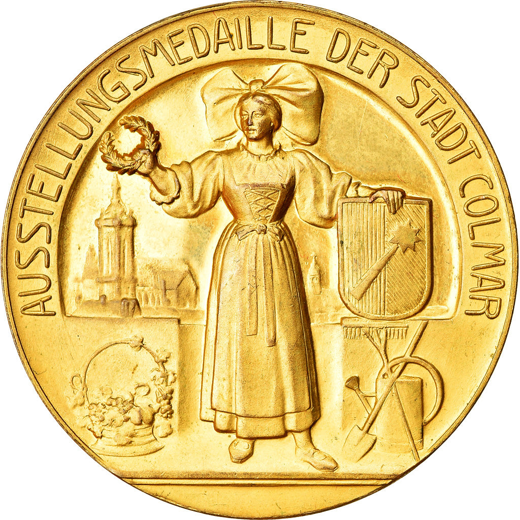 Germany, Medal, Austellung, 25. Deutscher Weinbau Kongress, Colmar, 1910
