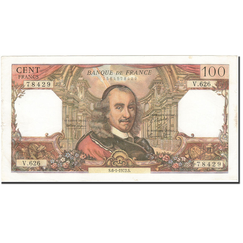 Frankreich, 100 Francs, 1964, 1972-01-06, SS, KM:149d