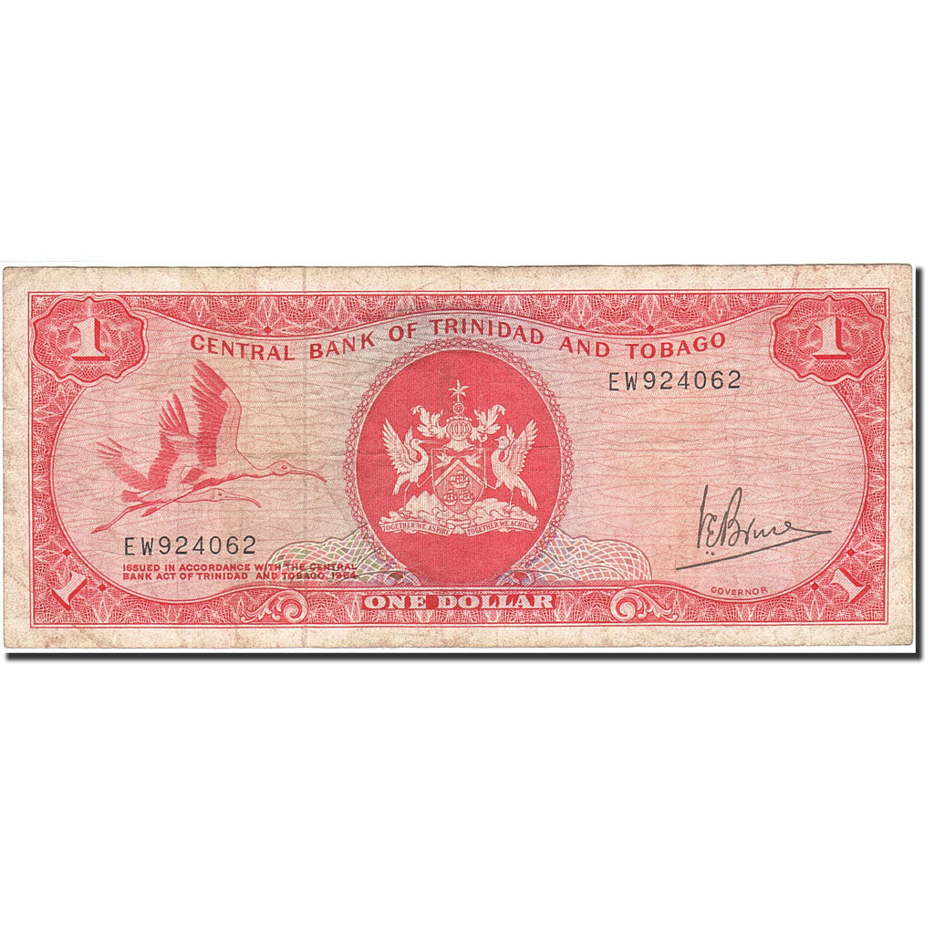 Banknote, Trinidad and Tobago, 1 Dollar, 1977, 1977, KM:30a, VF(20-25)
