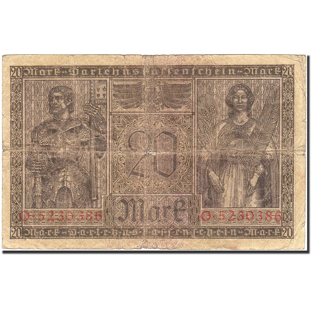 Biljet, Duitsland, 20 Mark, 1917-1918, 1918-02-20, KM:57, B