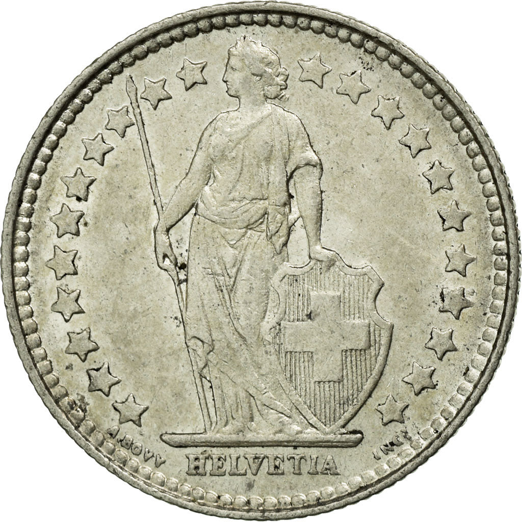 Moneda, Suiza, 1/2 Franc, 1920, Bern, EBC, Plata, KM:23