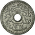 Coin, Tunisia, Muhammad al-Amin Bey, 10 Centimes, 1945, Paris, AU(55-58), Zinc
