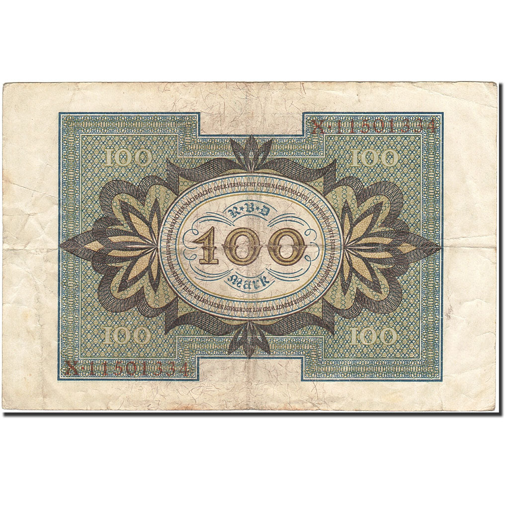 Banknot, Niemcy, 100 Mark, 1920, 1920-11-01, KM:69b, VF(30-35)