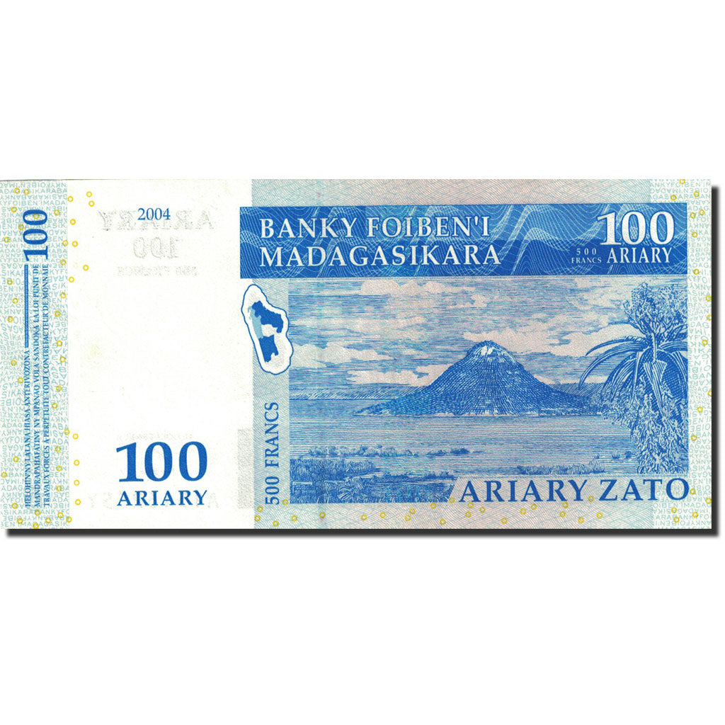 Billete, 100 Ariary, 2004-2006, Madagascar, 2004, KM:86a, EBC