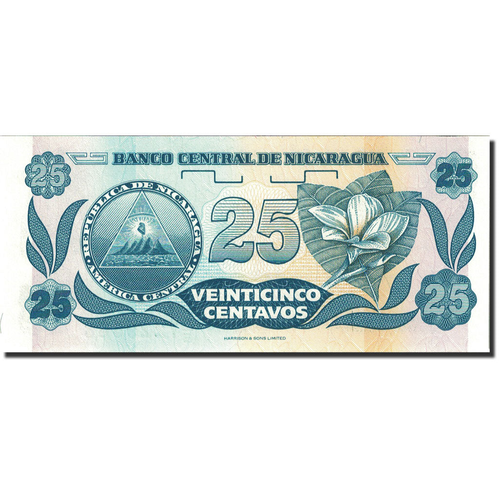 Geldschein, Nicaragua, 25 Centavos, 1990-1992, Undated (1991), KM:170a, UNZ