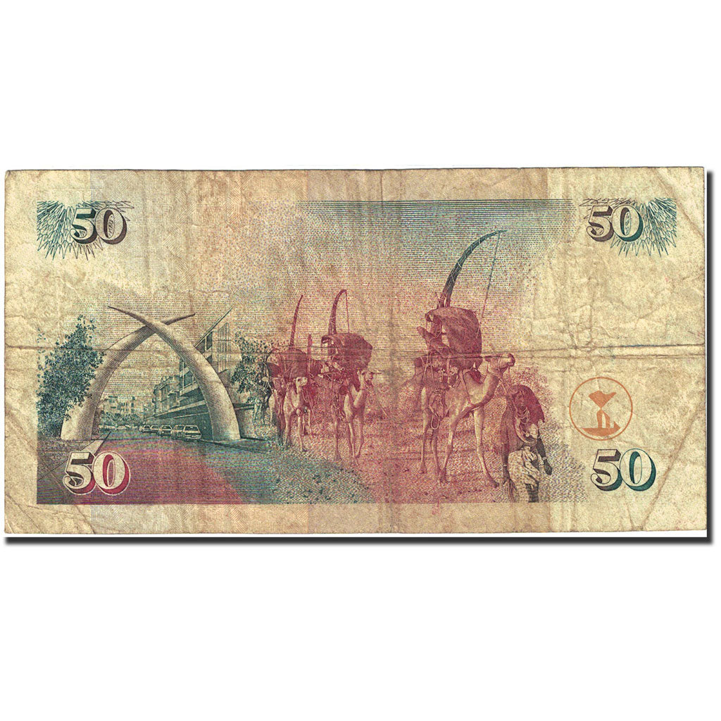 Billet, Kenya, 50 Shillings, 1996-1997, 1996-01-01, KM:36a2, TB