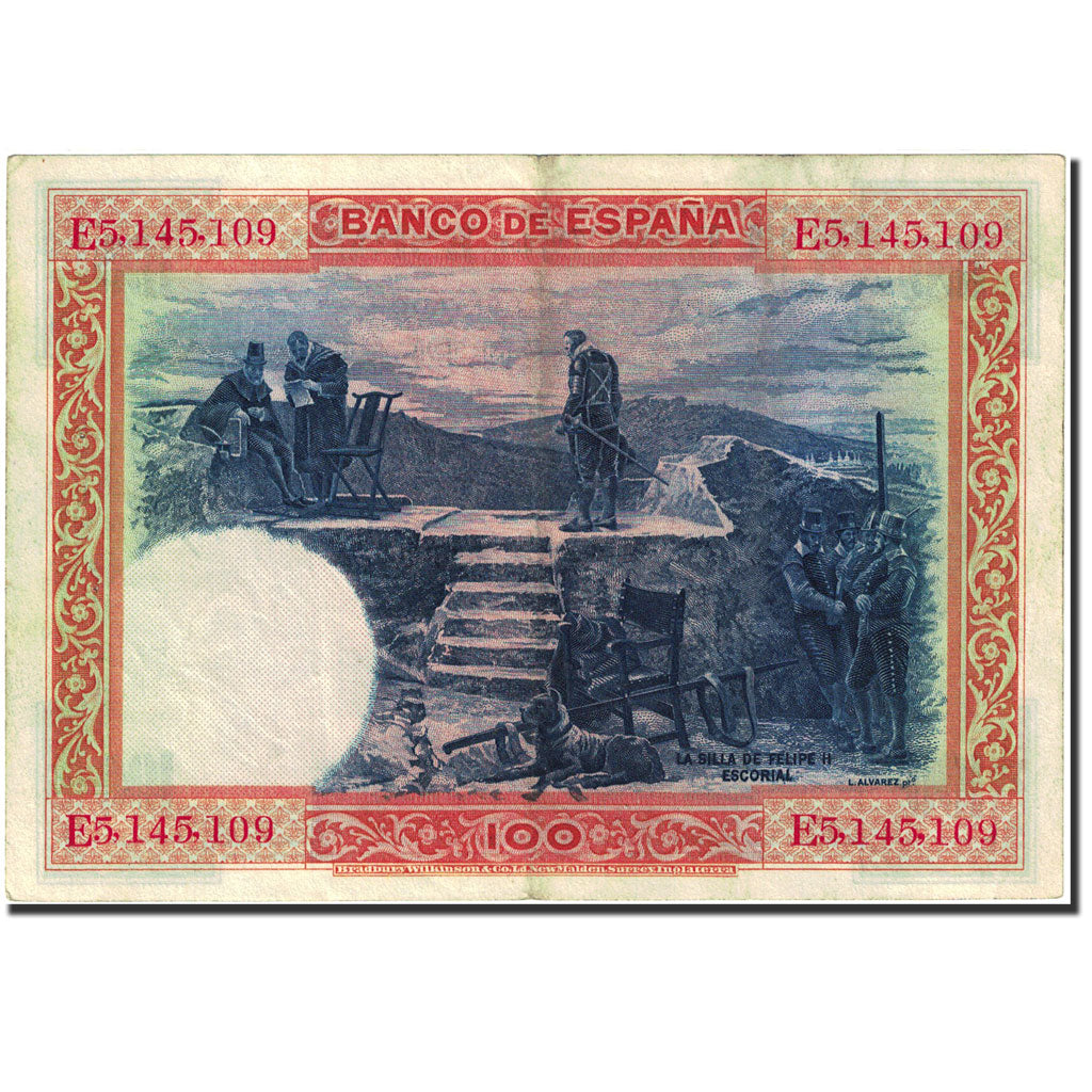 Biljet, Spanje, 100 Pesetas, 1925, 1925-07-01, KM:69c, TTB+