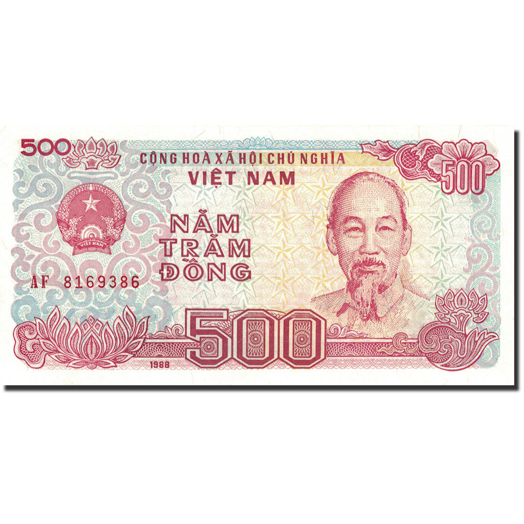 Banknot, Wietnam, 500 D<ox>ng, 1987-1988, 1988, KM:101b, UNC(65-70)
