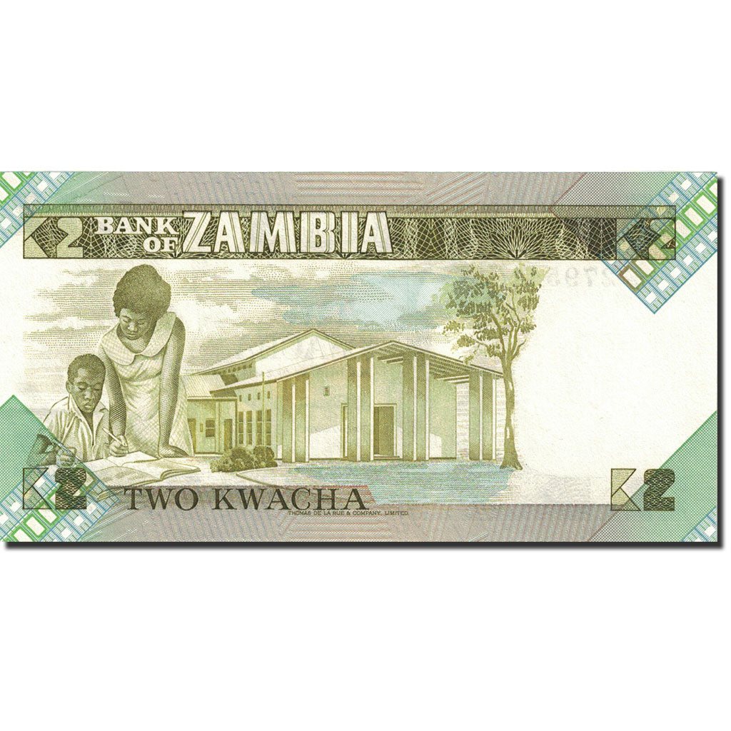 Banknote, Zambia, 2 Kwacha, 1980-1986, Undated (1980-1988), KM:24c, UNC(64)