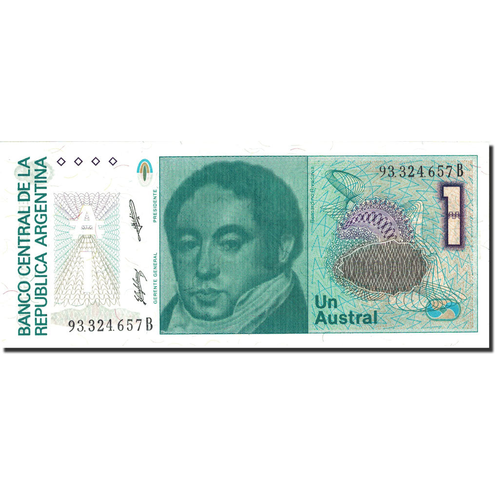 Billet, Argentine, 1 Austral, 1985-1991, Undated (1985-1989), KM:323b, NEUF