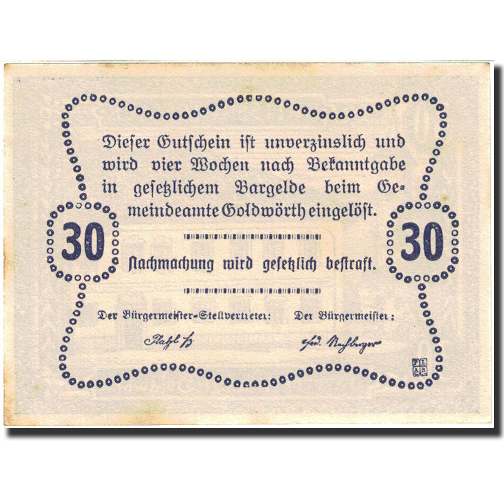 Banknote, Austria, Goldwörth, 25 Heller, Monument, 1920, 1920-12-31, UNC(63)