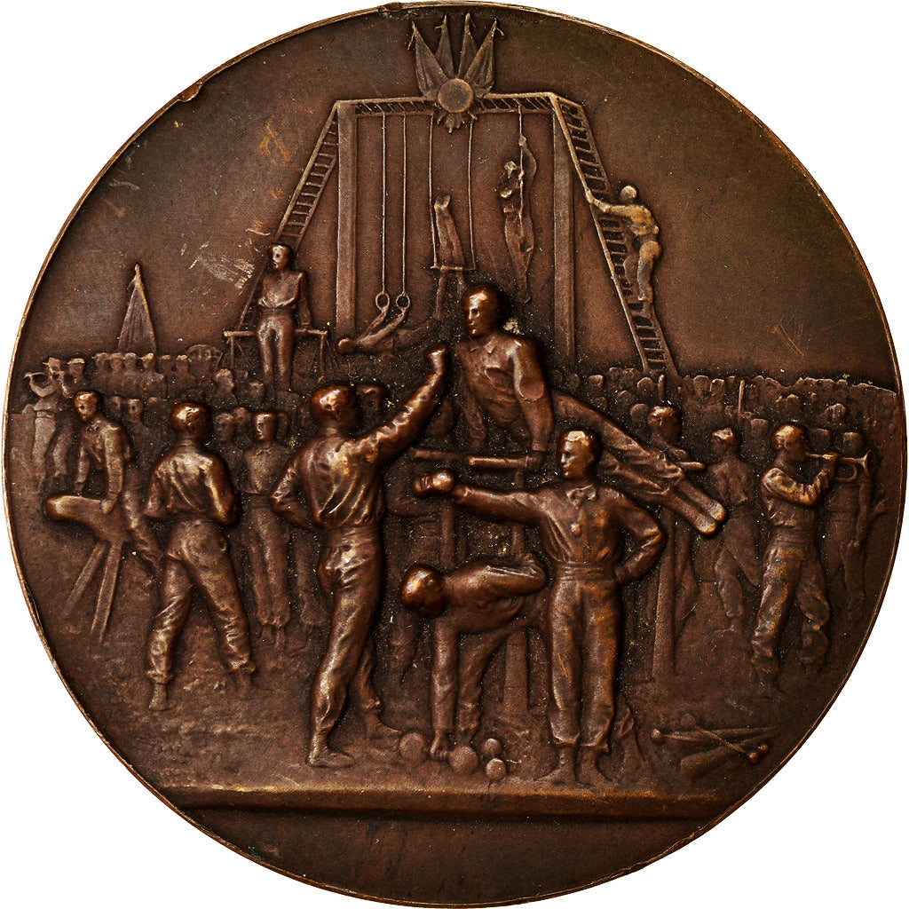 França, Medal, Préparation Militaire, Gymnastique, Políticas, Sociedade