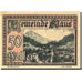 Banknote, Austria, Klaus, 50 Heller, village, 1920, 1920-03-27, UNC(65-70)