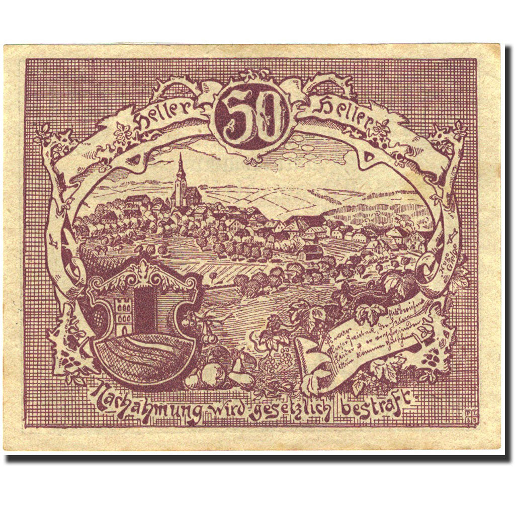 Banknote, Austria, Gramastetten, 50 Heller, chasseur, 1920, 1920-03-01