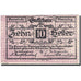 Banknote, Austria, Sierning, 10 Heller, personnage, 1921, 1921-07-01, UNC(63)