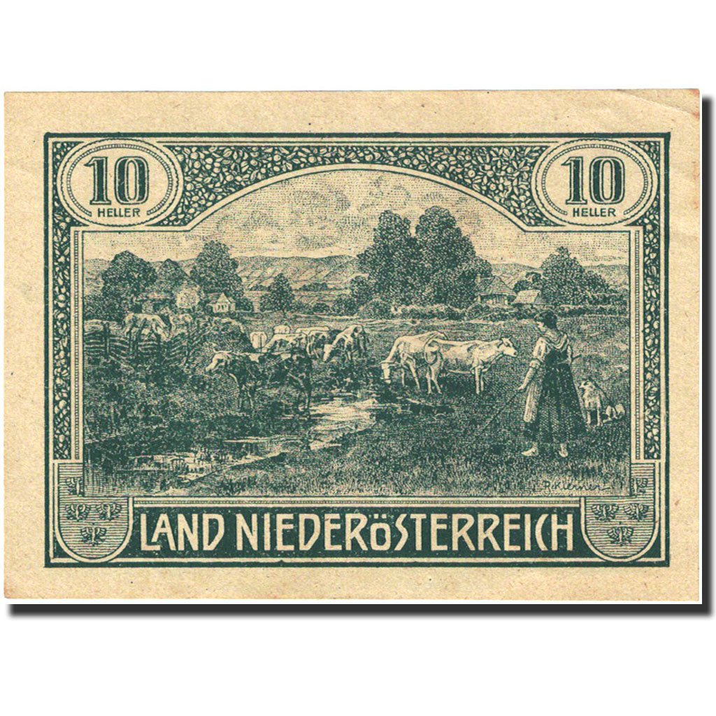 Banconote, Austria, Vienne, 10 Heller, agriculteur, 1920, 1920-12-31, SPL-