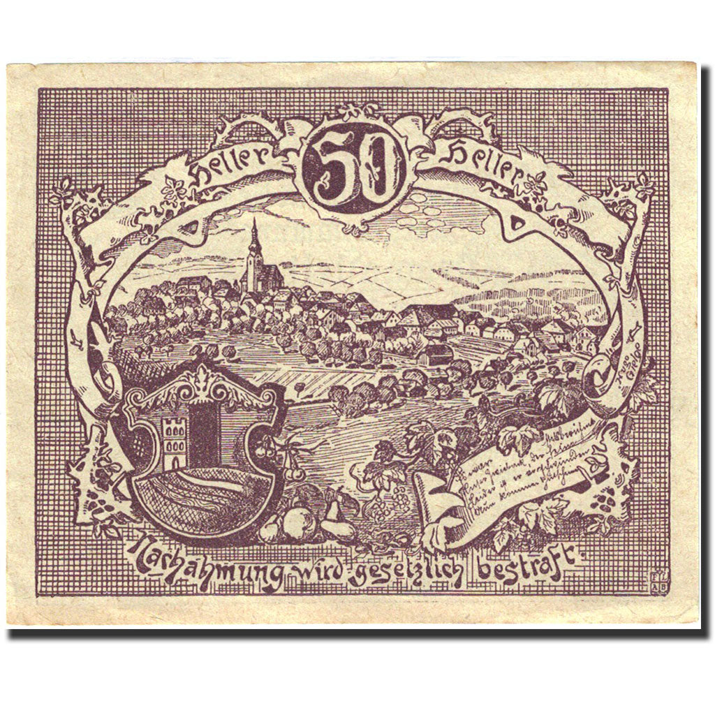 Banknote, Austria, Gramastetten, 50 Heller, chasseur, 1920, 1920-05-01, UNC(63)