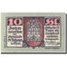 Banknote, Austria, Sankt Johann in Tirol, 10 Heller, Blason, 1921 green UNC (63)
