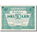 Banknote, Austria, Konigswiesen, 50 Heller, sapin, 1921, 1921-05-31, UNC(63)