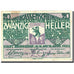 Banknote, Austria, Berndorf, 20 Heller, Blason, 1920, 1920-12-31, EF(40-45)