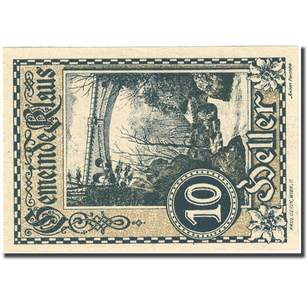 Banknote, Austria, Klaus, 10 Heller, pont, 1920, 1920-03-27, UNC(64)