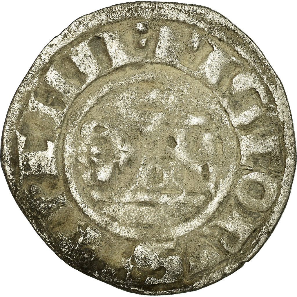 Coin, France, Denarius, Reims, VF(20-25), Silver