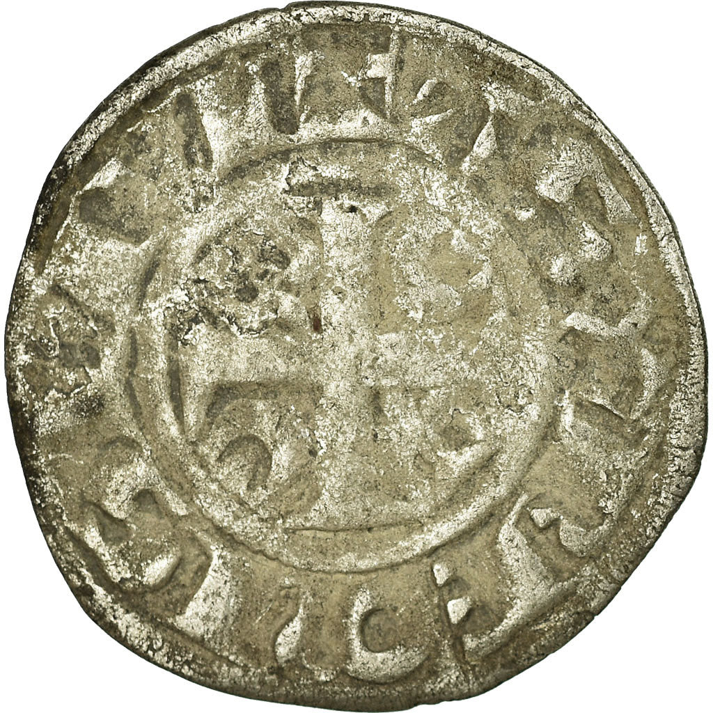 Coin, France, Denarius, Reims, VF(20-25), Silver