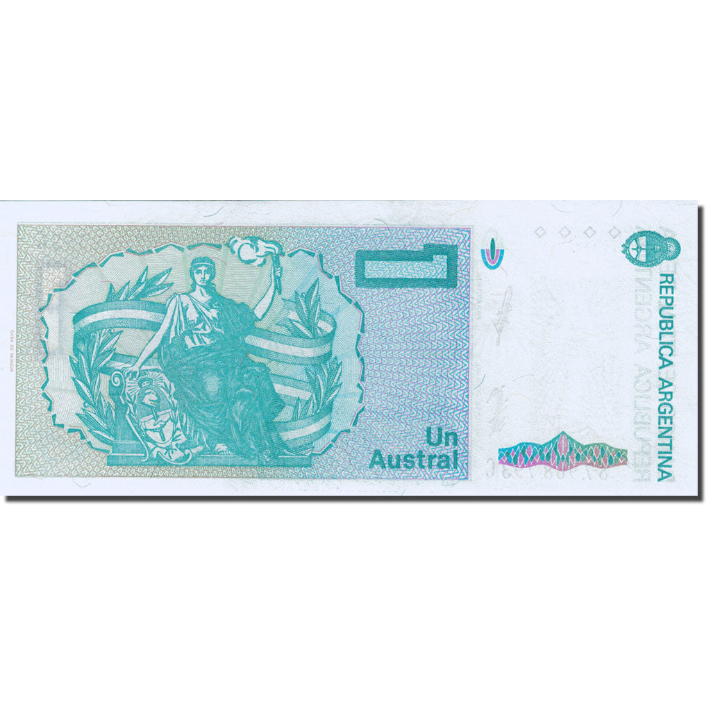 Banknote, Argentina, 1 Austral, 1985-1991, Undated (1985-1989), KM:323a, UNC(63)