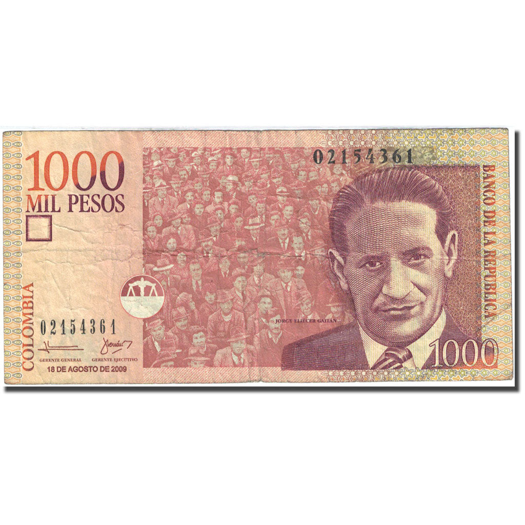 Billete, 1000 Pesos, 2005, Colombia, 2009-08-18, KM:456l, BC