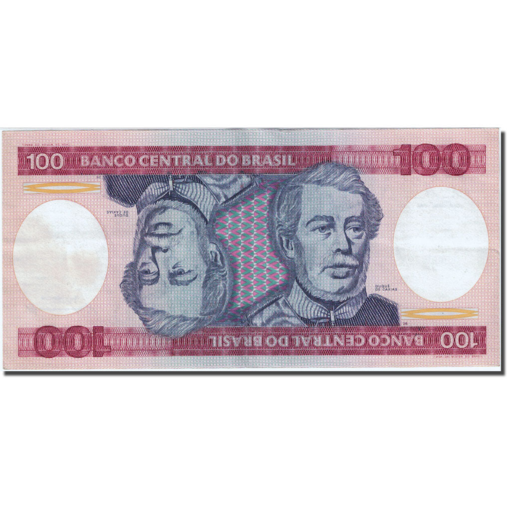 Billete, 100 Cruzeiros, 1981-1985, Brasil, 1984, KM:198b, MBC+